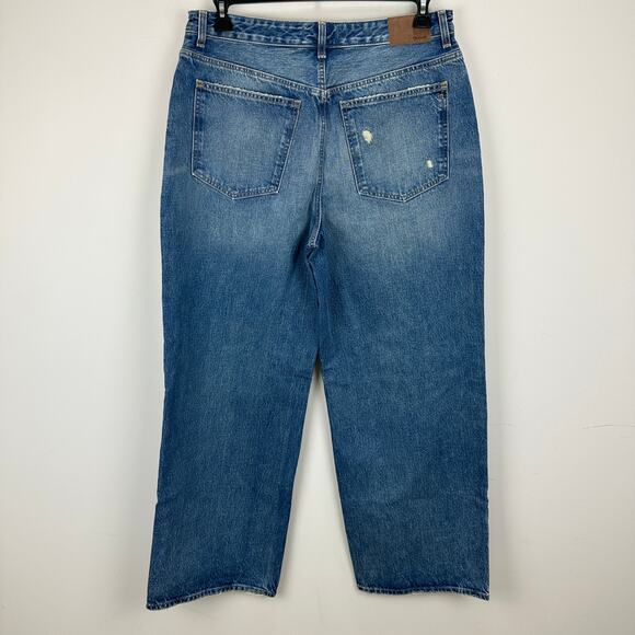 Madewell The Curvy Low Slung Baggy Jean Robertson Wash Rigid Blue US 30 NWT - Picture 10 of 15